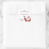 特別なサンタの焼き菓子　クリスマス スクエアシール (バッグ)