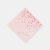 特別なシーンのためのラブイズインザエアのナプキン スタンダードカクテルナプキン (角)