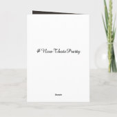 特別なスタイリッシュ息子&パートナーのクリスマスカード シーズンカード (裏面)