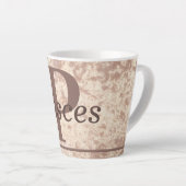 特別なスタイリッシュ魚座の星印マグカップのギフト カフェラテマグ (右アングル)