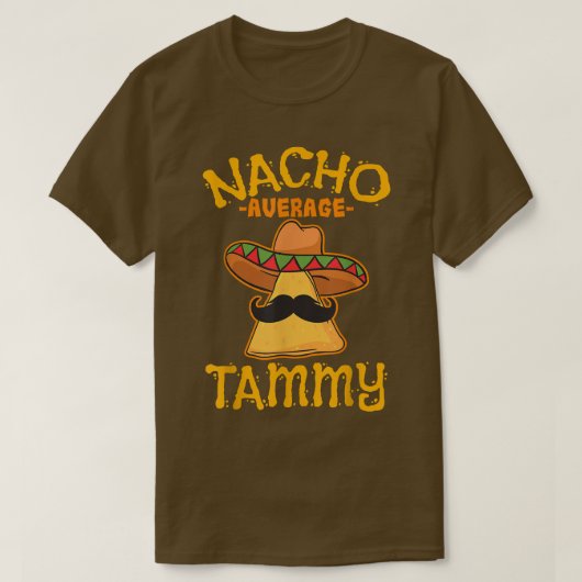 特別なタミー名前入りユーモアたこ焼き Tシャツ (デザイン正面)