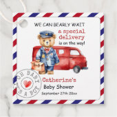 特別なデリバリーの赤ちゃんシャワーを待つことができる フェイバータグ (正面)