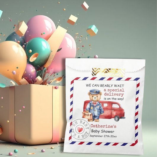 特別なデリバリーの赤ちゃんシャワーを待つことができる フェイバーバッグ