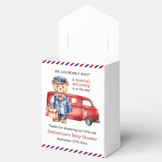 特別なデリバリーの赤ちゃんシャワーを待つことができる フェイバーボックス (オープン)