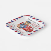 特別なデリバリーの赤ちゃんシャワーを待つことができる ペーパープレート (傾斜あり)