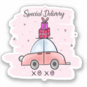 特別なデリバリーバレンタインデー シール (正面)