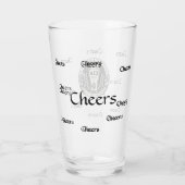 特別なデートとギフトフレンドを持つビアグラス タンブラーグラス (裏面)