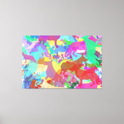 特別なドイツの羊飼い キャンバスプリント (正面)