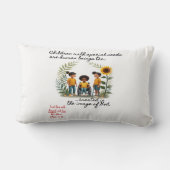 特別なニーズを持つ子供たちを応援するクッション ランバークッション (裏面)