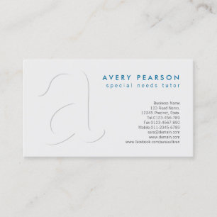 特別なニーズTutor Shadow Monogram BusinessCard 名刺