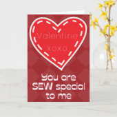 特別なバレンタインカードを手縫いで カード (黄色い花)