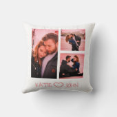 特別なバレンタイン写真コラージュ クッション (裏面)
