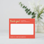 特別なバースデー ストロベリー サプライズ サンキューカード (スタンド正面)