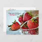 特別なバースデー ポストカード (正面/裏面)