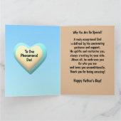 特別なパパへ アフリカ系アメリカ人の父の日 カード (内部)