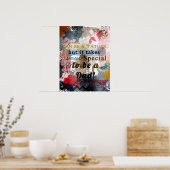 特別なパパアートのポスターの父親の贈り物 ポスター (キッチン)