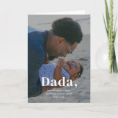特別なパパ カスタム写真 父の日 シーズンカード (正面)