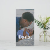 特別なパパ カスタム写真 父の日 シーズンカード (スタンド正面)