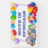 特別なビニールカスタムバナー3' x 5'バナーで移動 横断幕 (縦)