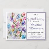 特別なブランチのお祝い 招待状 (正面)