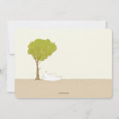 特別なベアベイビーシャワーのご招待 招待状 (裏面)