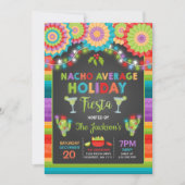 特別なホリデー・フィエスタ・パーティーのご招待　平均的なパーティーじゃないよ！ 招待状 (正面)