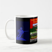 特別なマグ博物館は黒い海兵隊員家へ帰ります コーヒーマグカップ (左)