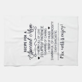 特別なママへの母の日のプレゼントのレシピ キッチンタオル (横)