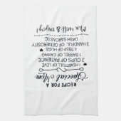 特別なママへの母の日のプレゼントのレシピ キッチンタオル (縦)