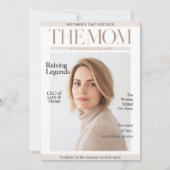 特別なママへ 母の日のマガジン風フォト シーズンカード (正面)