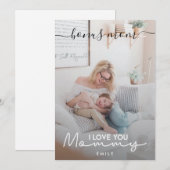 特別なママへ、母の日の写真入りカードを贈ろう シーズンカード (正面/裏面)