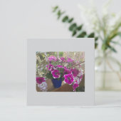 特別なメッセージまたは発表のためのフラットカード カード (スタンド正面)