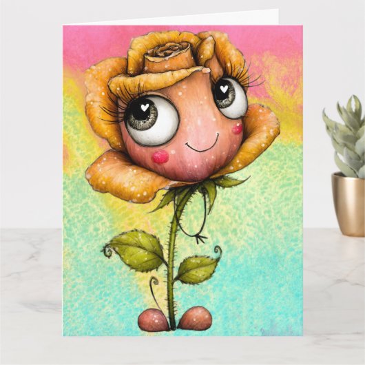 *特別なメッセージを追加してください* カード (小さな植物)