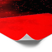 特別なモダン抽象芸術ポスター – 赤い四角 ポスター (角)