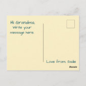 特別なラブデリバリーキッズつながりはがき。 ポストカード (裏面)