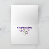 **特別なラブバード**結婚式の日"  カード (内部)