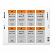 特別なロゴ オリジナルサイン ネームラベル ラベル (フルシート)