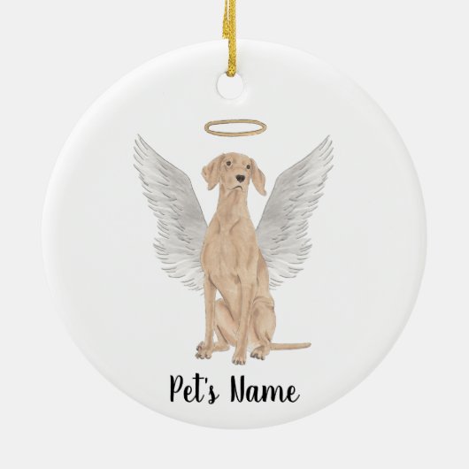 特別なヴィズラのための追悼記念 セラミックオーナメント (裏面)