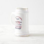 特別なヴィンテージ誕生日プレゼント ビールジョッキ (正面左)