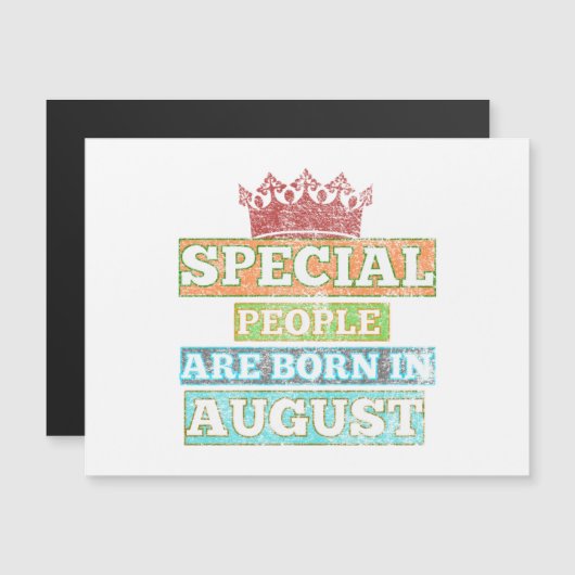 特別な人々が生まれ入っ威厳があるている威厳がある誕生日 (正面/裏面)