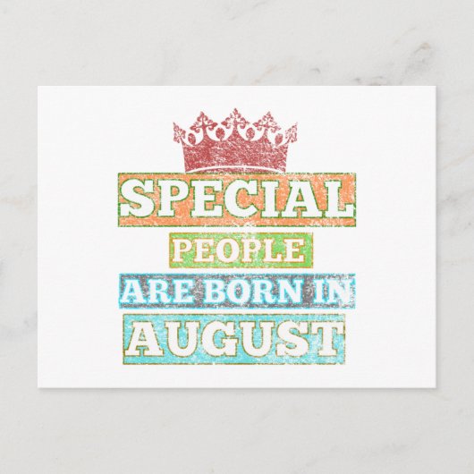 特別な人々が生まれ入っ威厳があるている威厳がある誕生日 シーズンポストカード (正面)