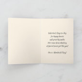 特別な人のために。ヴィンテージアートバレンタインデー シーズンカード (内部)