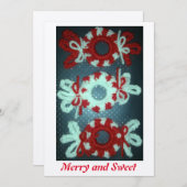 特別な人のためのクリスマスカード。 シーズンカード (正面/裏面)