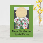 特別な人のためのバースデー・カード カード (黄色い花)