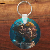 特別な人のためのロマンチックなキーチェーン キーホルダー (正面)