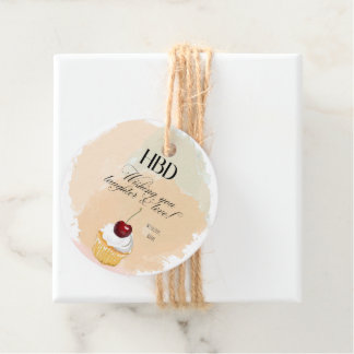 特別な人のためのHBDプレゼントラベル フェイバータグ