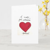 特別な人のカード カード (黄色い花)