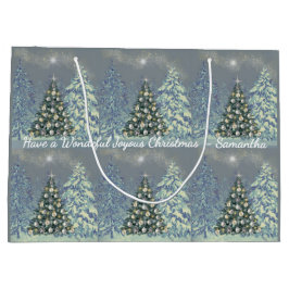 特別な人へのカスタムクリスマスギフトバッグ ラージペーパーバッグ