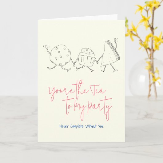 特別な人へのキュートでウィットに富んだグリーティングカード カード (黄色い花)