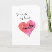 特別な人へのハートバレンタインラブカード カード (正面)